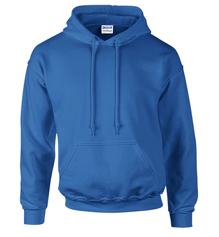 12 Wholesale Gildan Unisex Royal Blue Crew Neck Sweatshirt, Size Large