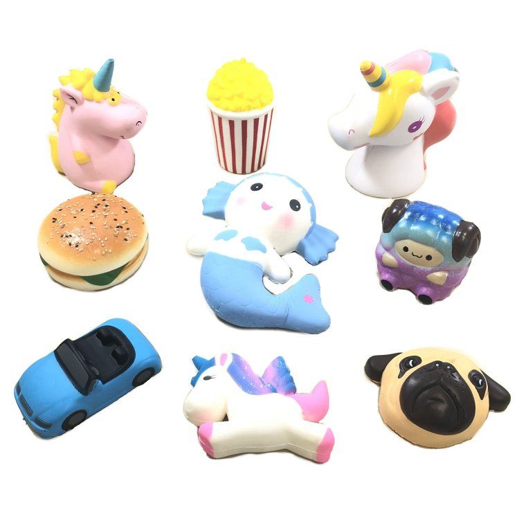 54 Wholesale Slow Rising Squishy Toy Assortment In 9 Assorted Styles