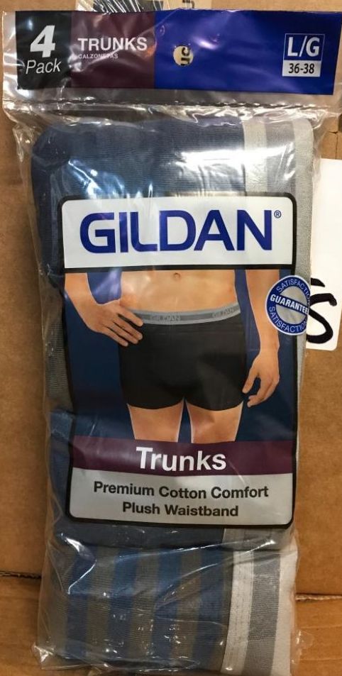 96 Pieces Gildan Mens Boxer Brief Size Large Only - Mens Underwear