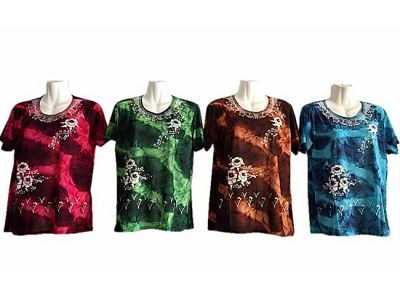 48 Pieces of Casual Comfy Loose Womens Top Floral