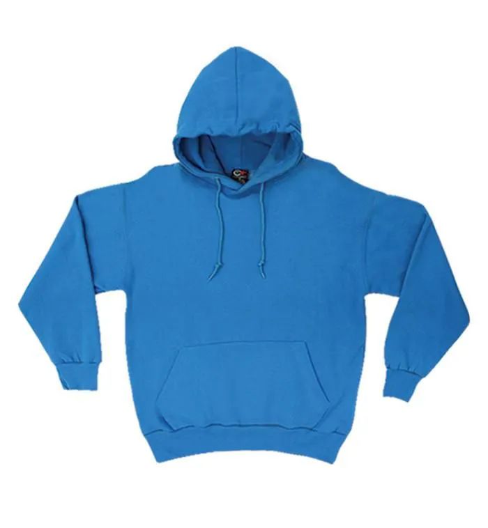 24 Wholesale Cotton Plus Unisex Turquoise Hooded Pullover, Size Xlarge