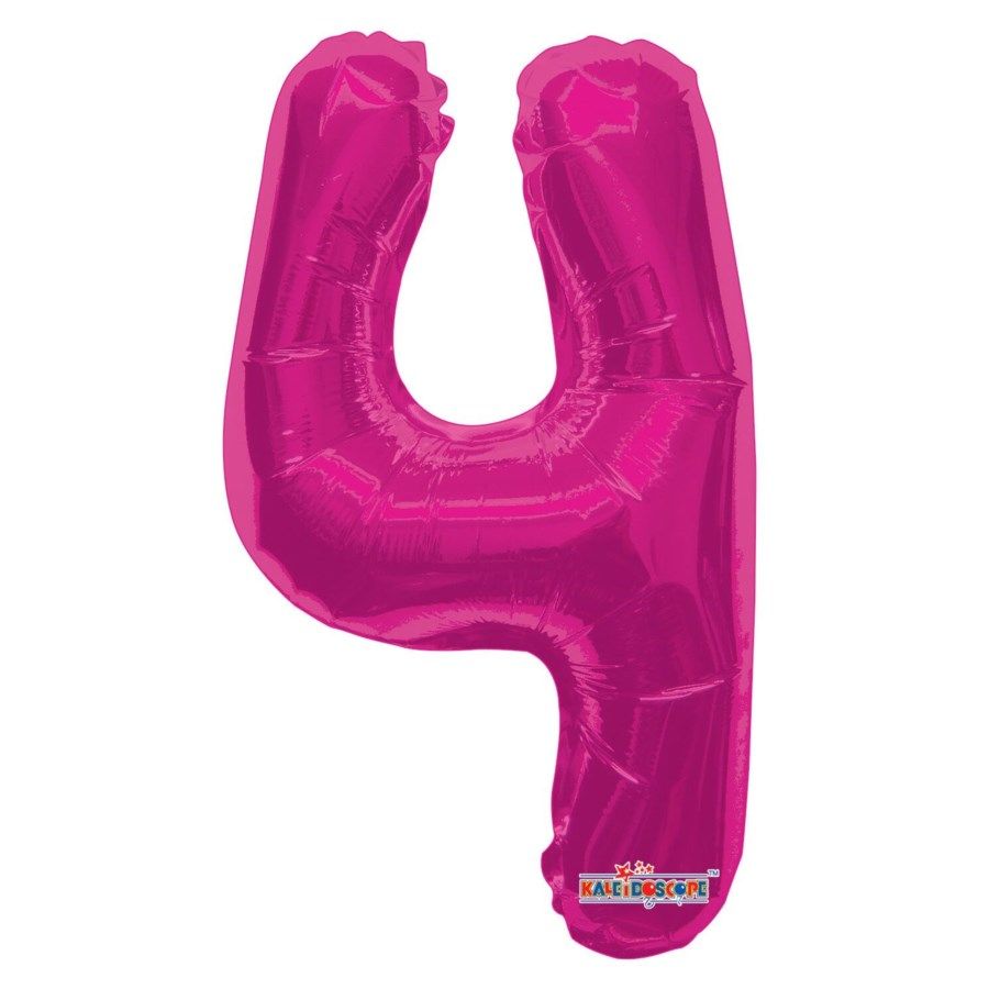 30 Wholesale Thirty Four Inch Pink Balloon Number Four