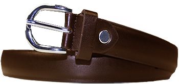 36 pieces of Kids Genuine Leather Fashion Belts In Brown