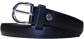 36 Wholesale Kids Genuine Leather Fashion Belts In Black