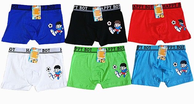 72 Pieces of Boys Seamless Boxer Shorts