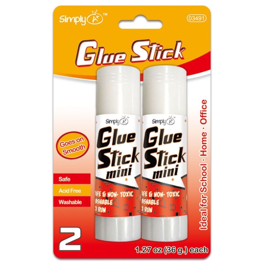 96 Wholesale Two Pack Glue Stick
