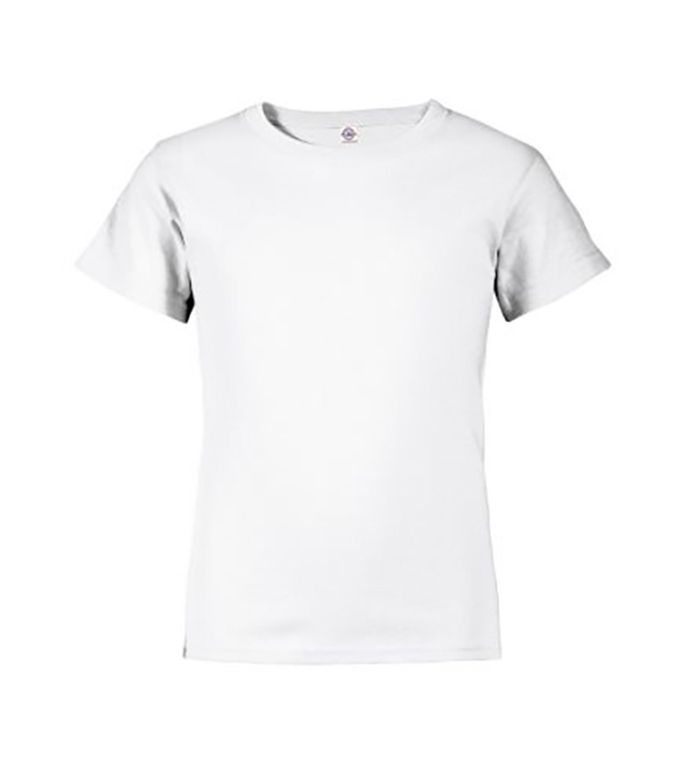 Wholesale Youth White T-Shirt, Size Medium - - wholesalesockdeals.com