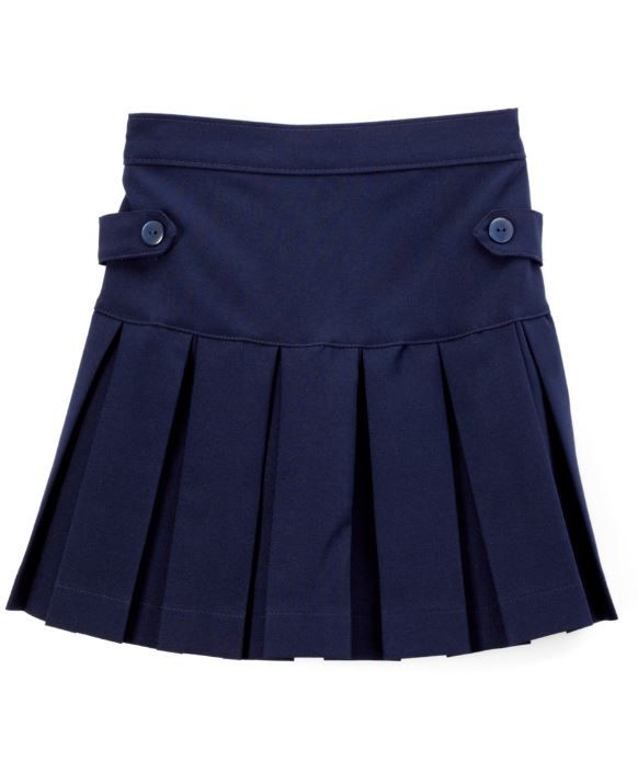 12 Pieces of Girls' Uniform Skirts In Navy, Size 14