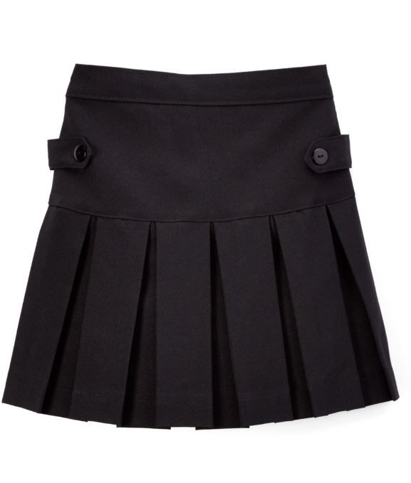12 Pieces of Girls' Black Uniform Skirts In Sizes 4-6x