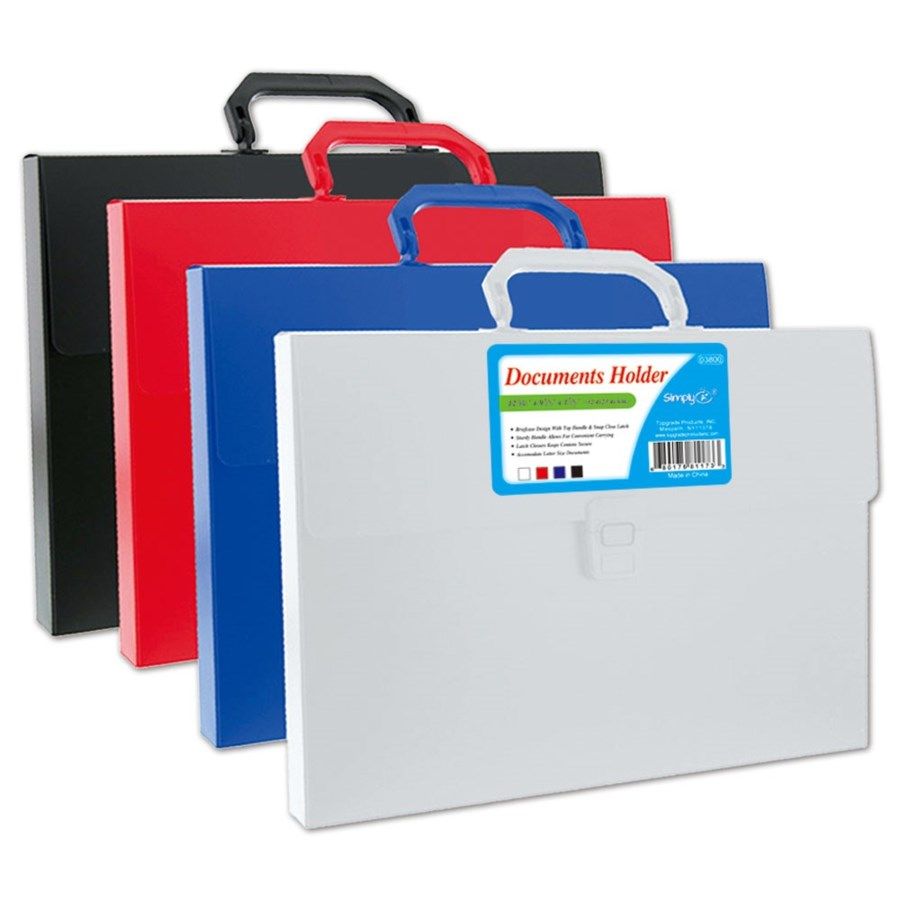 24 Pieces of letter size document case with handle