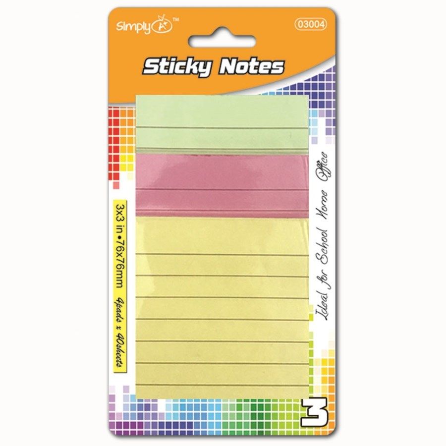 96 Pieces of 40 Sheets Sticky Notes