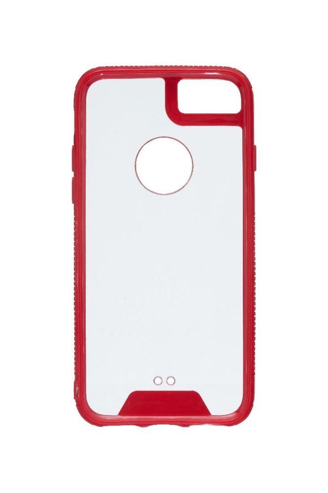 12 pieces of For Iphone Clear Case Red