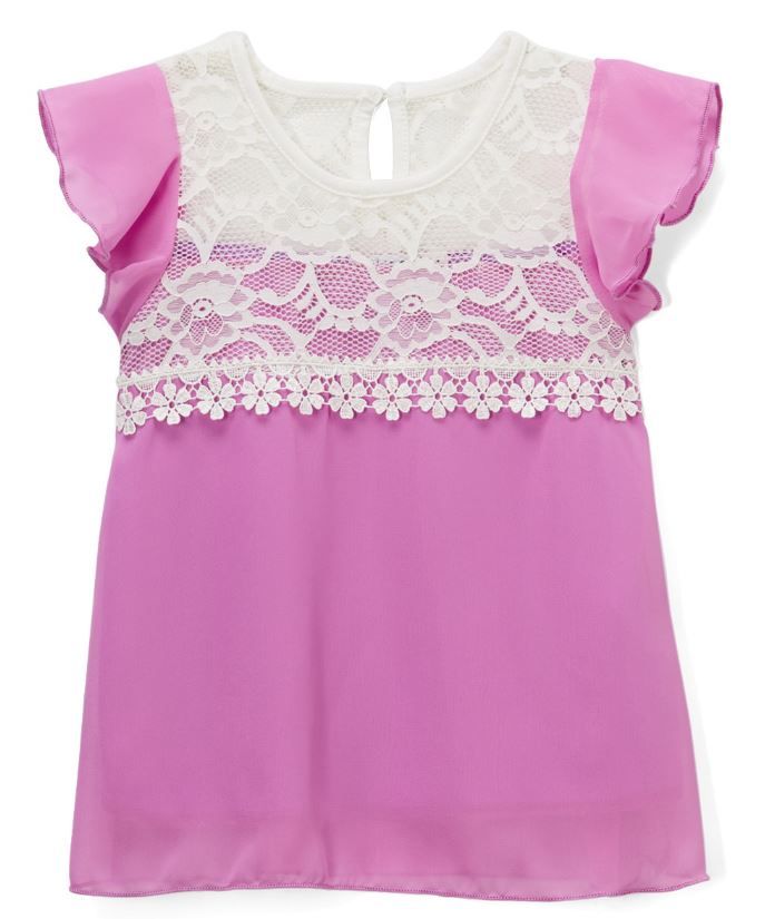 6 Pieces of Girls' Top In 2 Asst ColorS- Size 7-14
