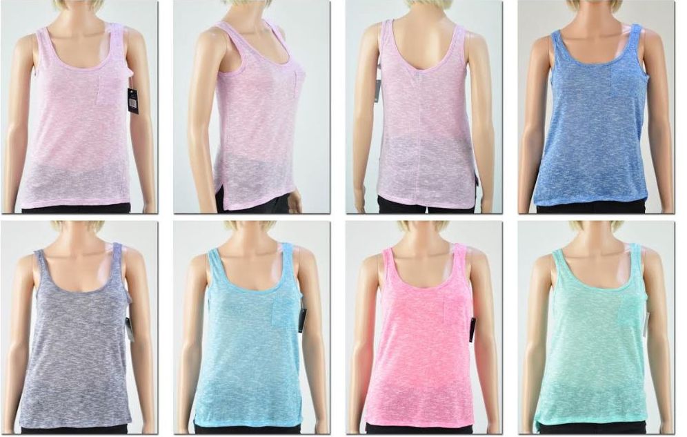 72 Pieces of Women's Assorted Color Tank Tops