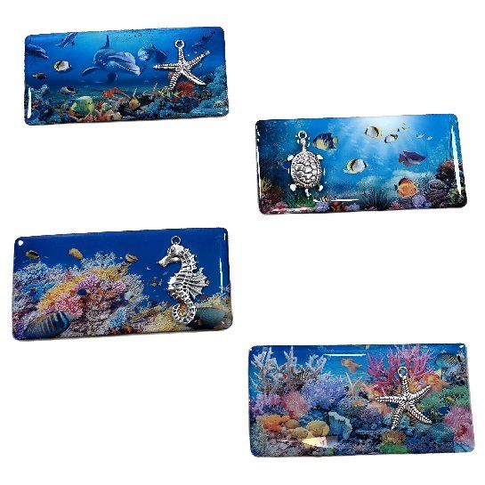 72 Pieces of Magnet Ocean Life With 3d Accent