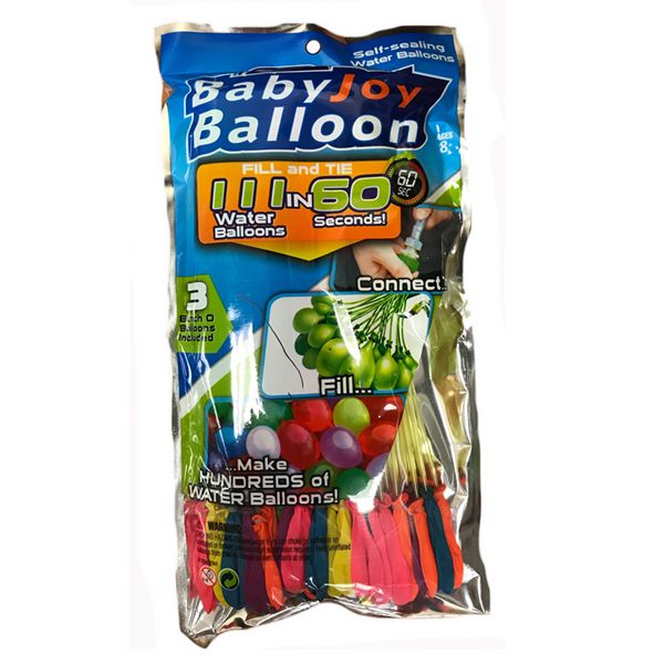 48 Pieces Instant 111 SelFSealing Water Balloons, RapiDFilling SelFSealing Water Balloons