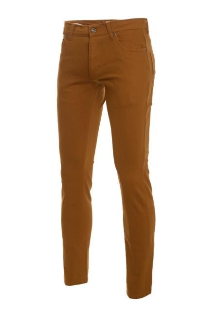 24 Wholesale Mens Skinny Stretch Jeans Jogger Pants Solid Mustard