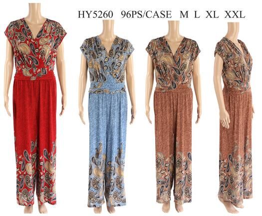 96 Pieces of Wrap Top Long Jump Suits
