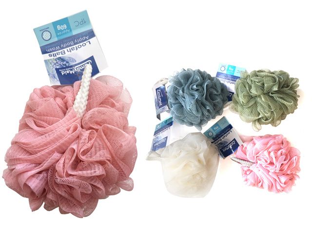 144 Pieces of 60gm Loofah Ball