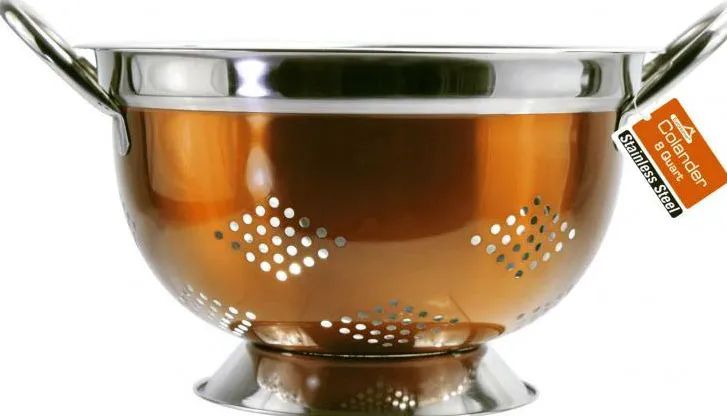 12 Pieces of 8 Quart Copper Stainless Steel Colander
