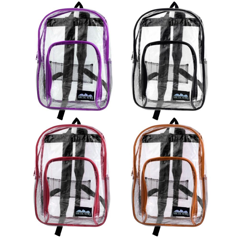 clear backpacks in bulk