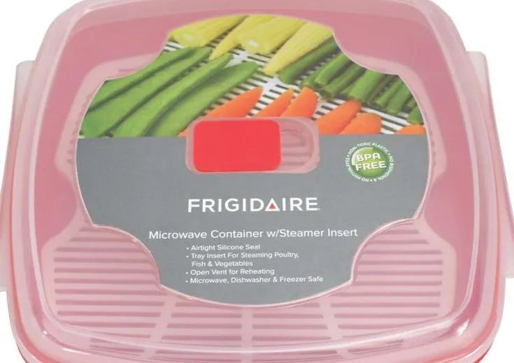 12 Pieces of Microwave Container With Steamer Insert