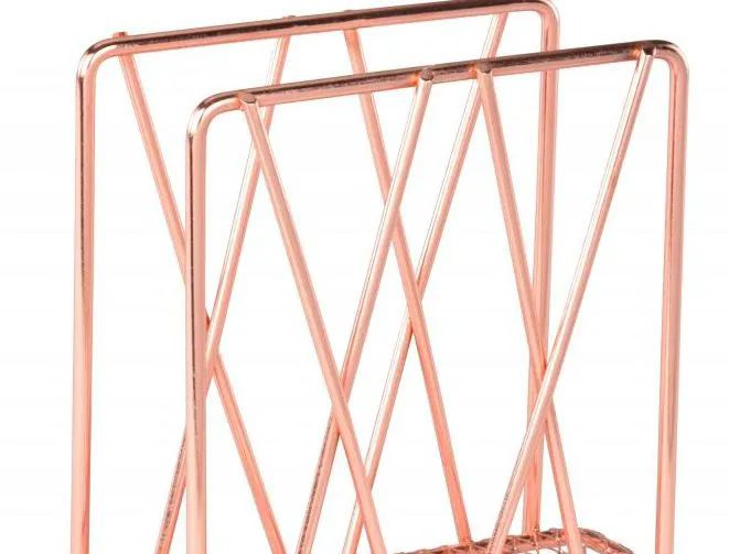 12 Pieces of Rose Gold Napkin Holder