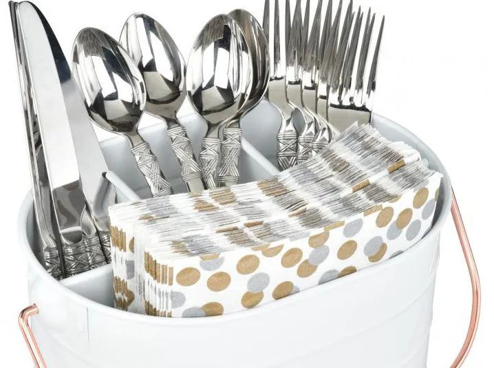 Stainless Steel Cutlery Holder : Target