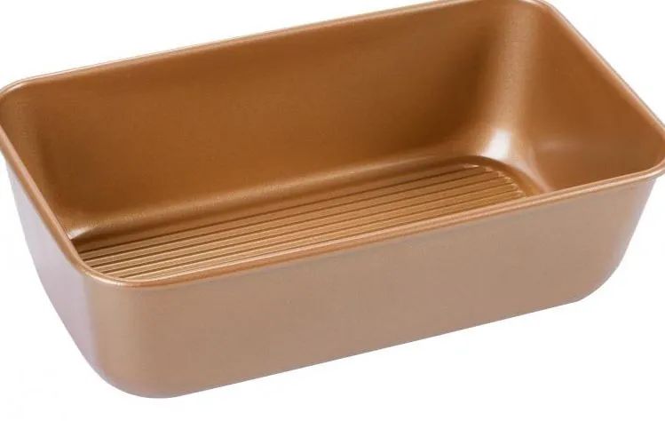 12 Pieces of Non Stick Loaf Pan Copper Finish