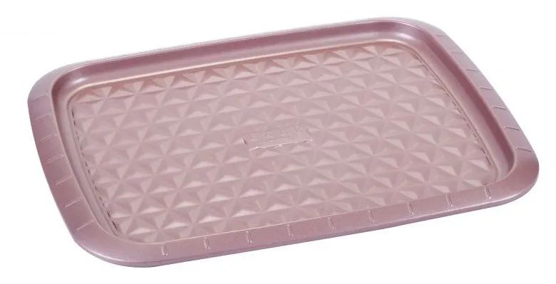12 Pieces of Non Stick Cookie Sheet Rose Gold