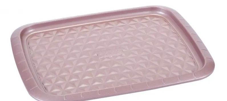 12 Pieces of Non Stick Cookie Sheet Rose Gold