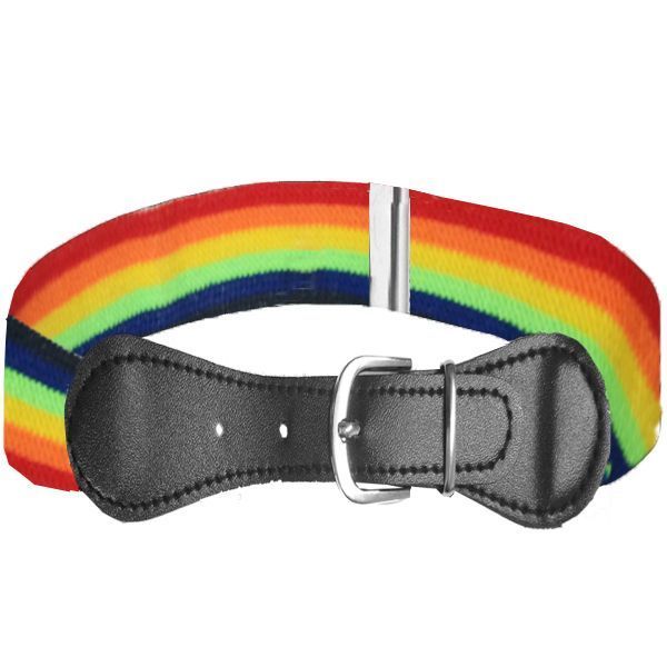 72 Pieces Kids Stretchable Rainbow Belt - Kid Belts