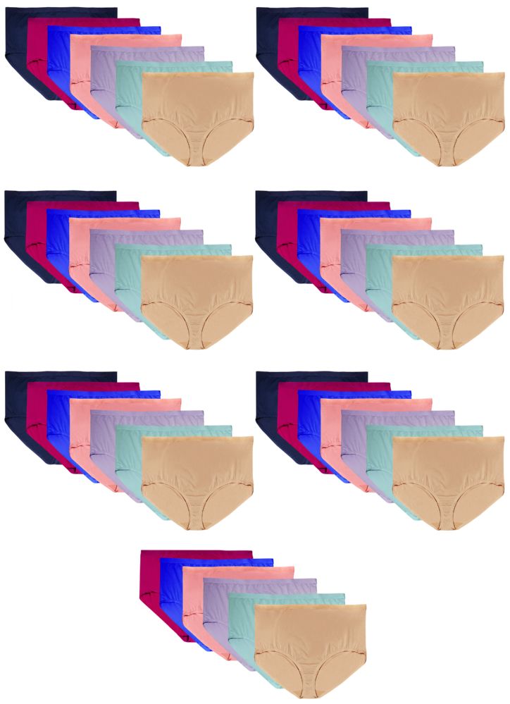 36 Wholesale Yacht & Smith Imperfect Women's Underwear In Assorted Colors,  Size Large - at 