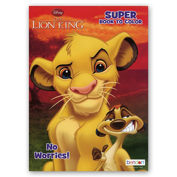 36 Wholesale Lion King Coloring Book