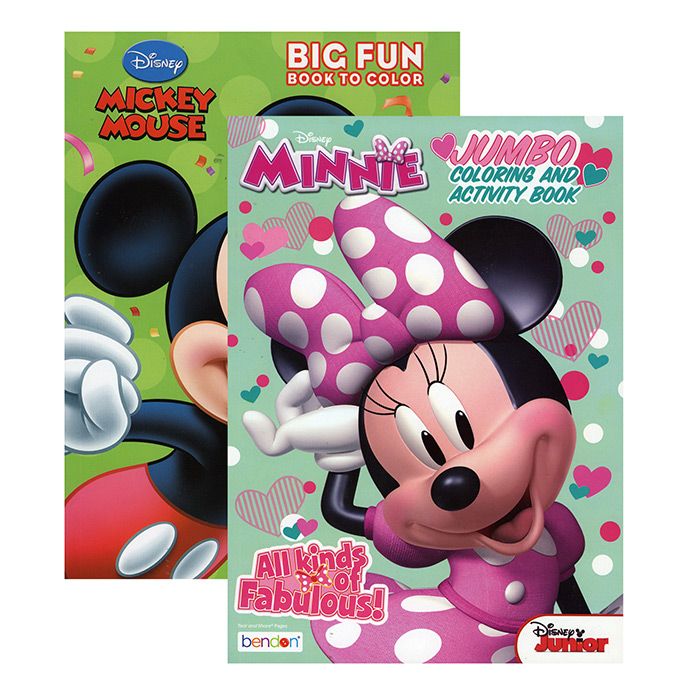 36 Wholesale Mickey & Minnie Coloring Book