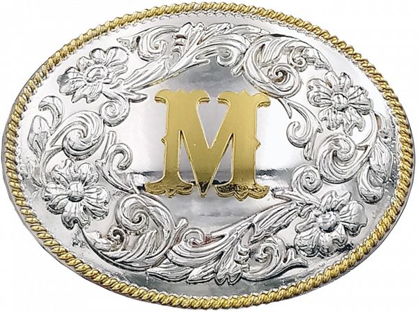 12 Pieces Initial M Belt Buckle - Belt Buckles - at - alltimetrading.com