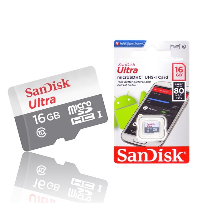 25 Pieces of Sandisk 16gb Sandisk Ultra Microsdxc