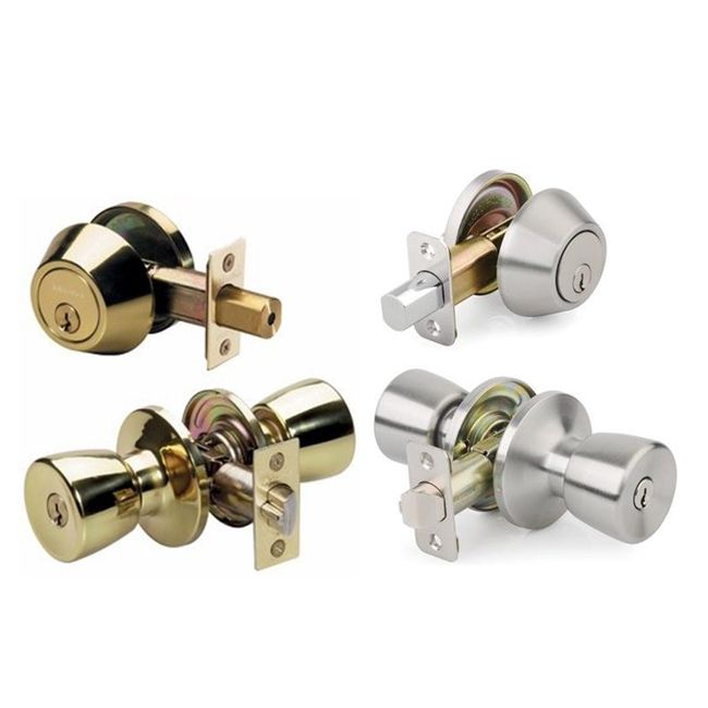 12 Pieces of Door Entrance Lock & Tubular Lock Set