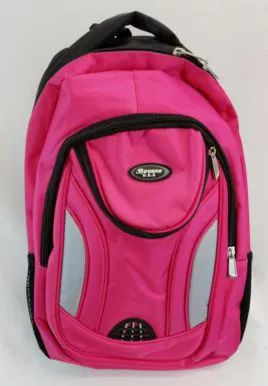 24 Wholesale 19 Inch Constructed Heavy Duty Backpack In Hot Pink