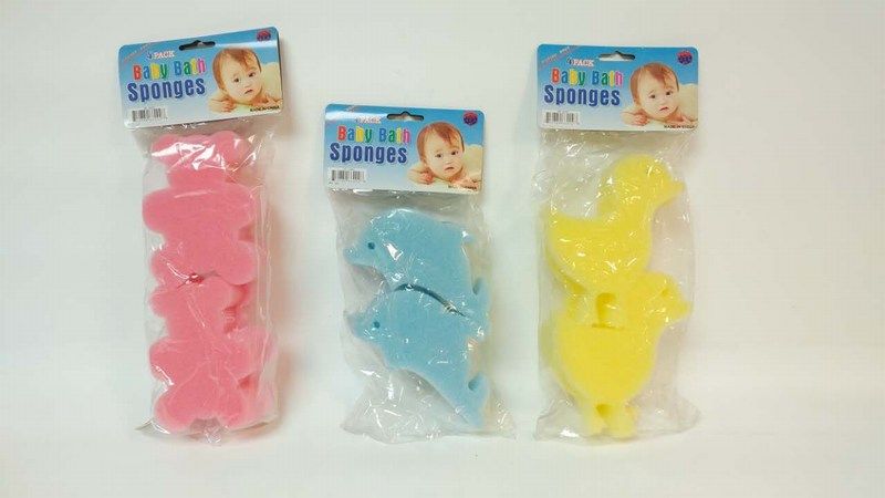 36 Pieces of 4 Piece Baby Bath Scrubber