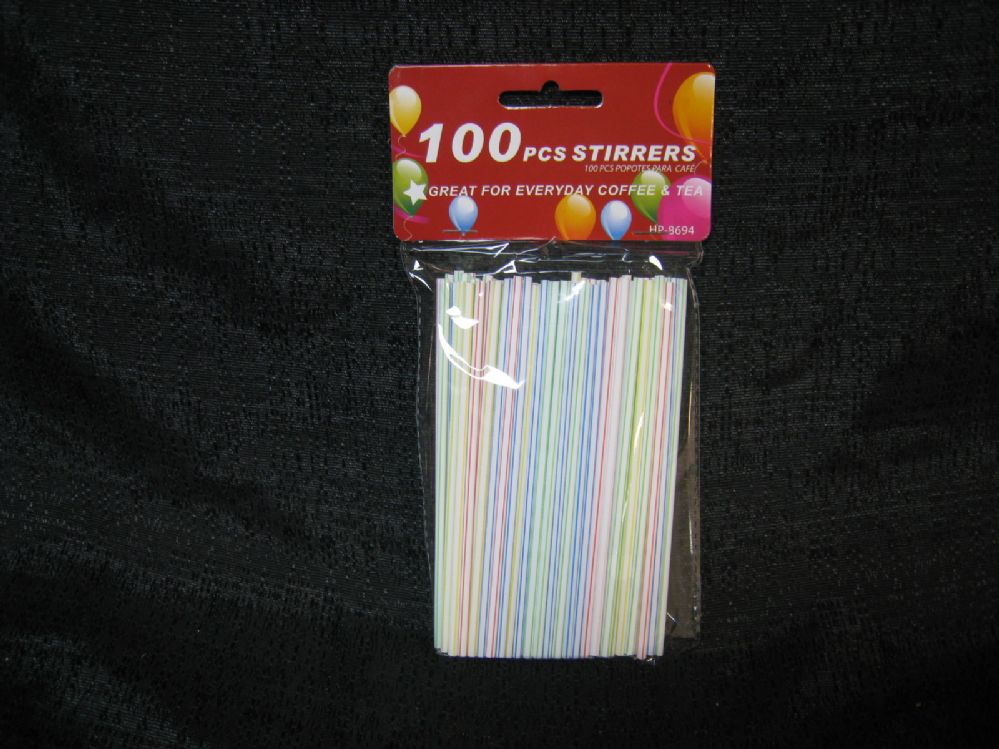 72 Pieces of 100 Piece Drink Stirrers