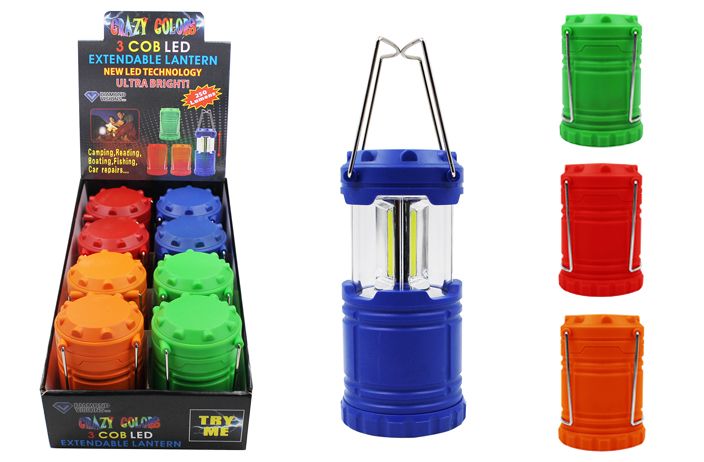 8 Pieces of Cob Led Crazy Color PoP-Up Lantern Ultra Bright