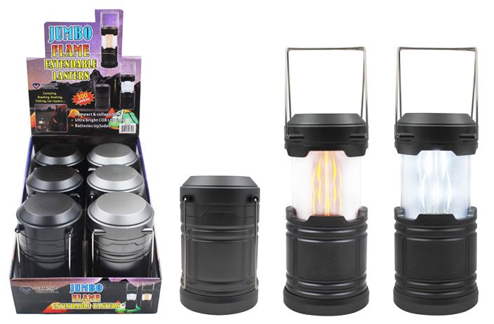 6 Pieces of Cob Led Jumbo PoP-Up Flickering Flame Lantern Ultra Bright