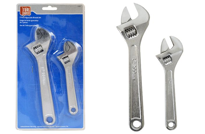 12 Pieces of Adjustable Wrenches