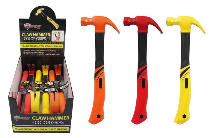 6 Pieces of Colorful Claw Hammer