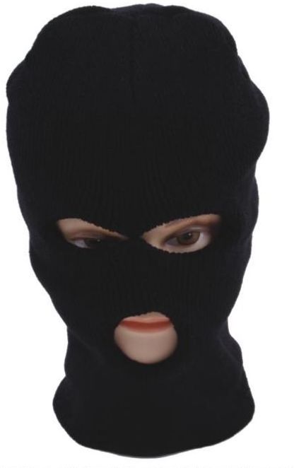 36 Pieces of Unisex 3 Hole Face Ski Mask In Black Color Only