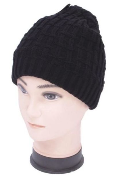 72 Pieces Unisex Black Cotton Beanie Hat - Winter Beanie Hats - at