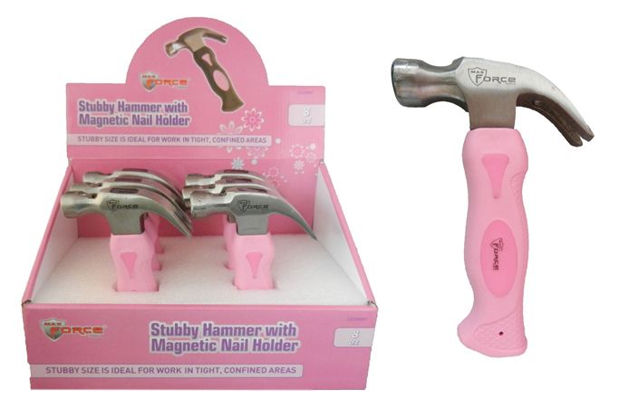 12 Pieces of Pink Stubby Hammer
