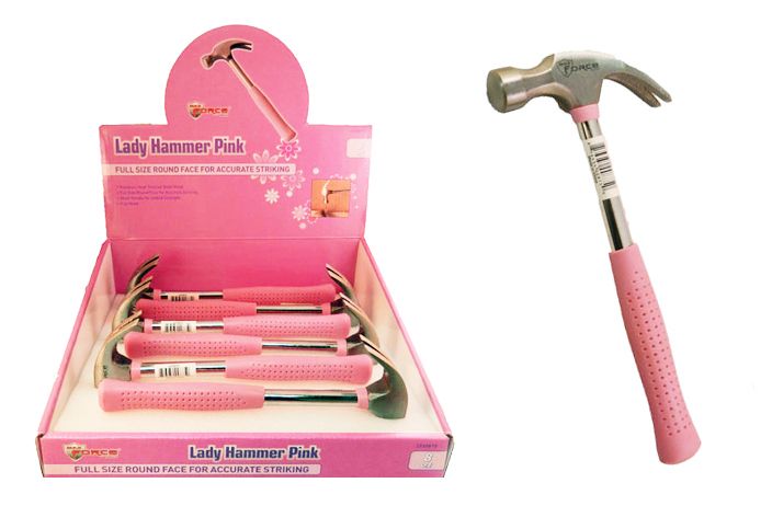 12 Pieces of Pink Tubular Hammer