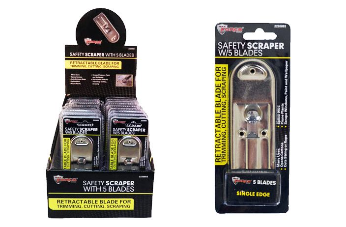 40 pieces of Safety Scraper With 5 Blades